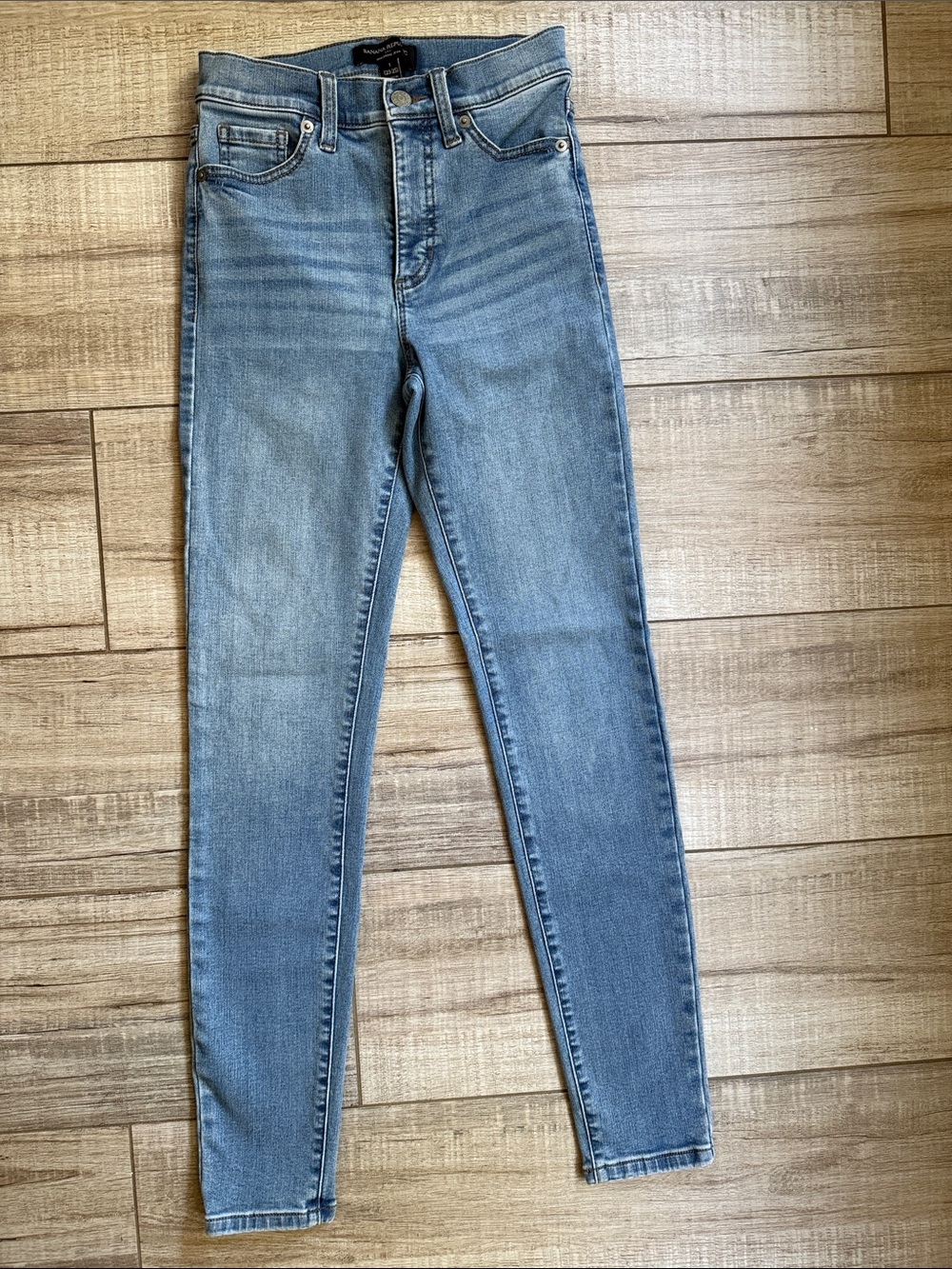 Light Blue Women's High-Rise Skinny Jeans